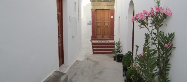 The Entrance of the Villa Eugenia in Lindos